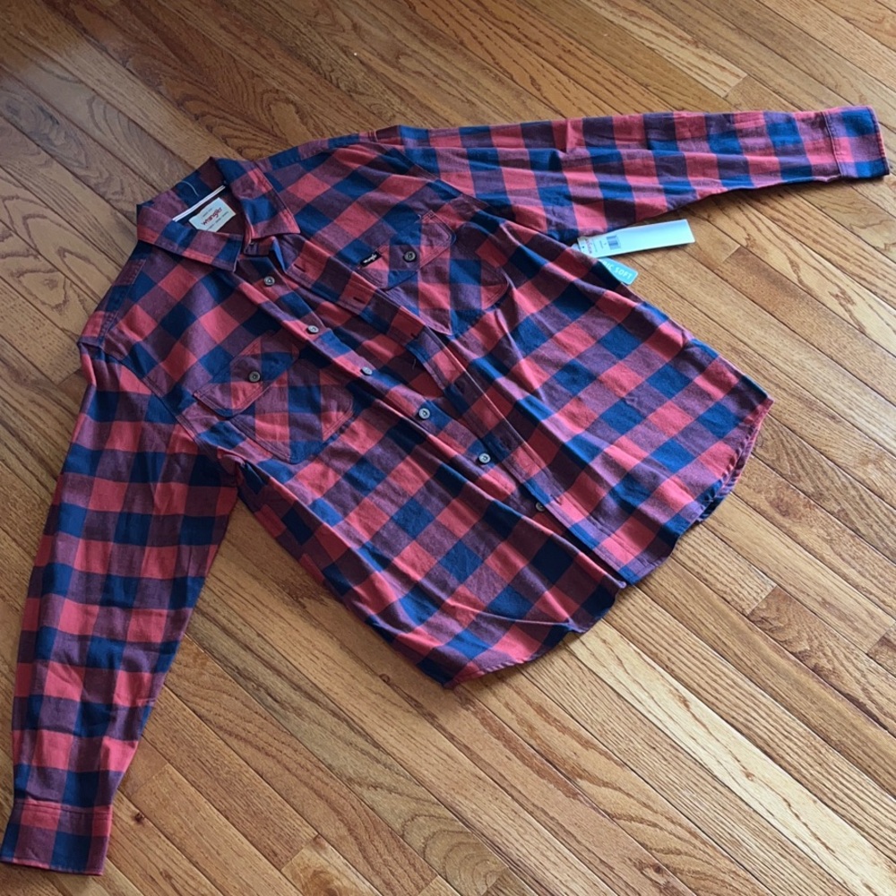 Wrangler Red and Blue Checkered Shirt
